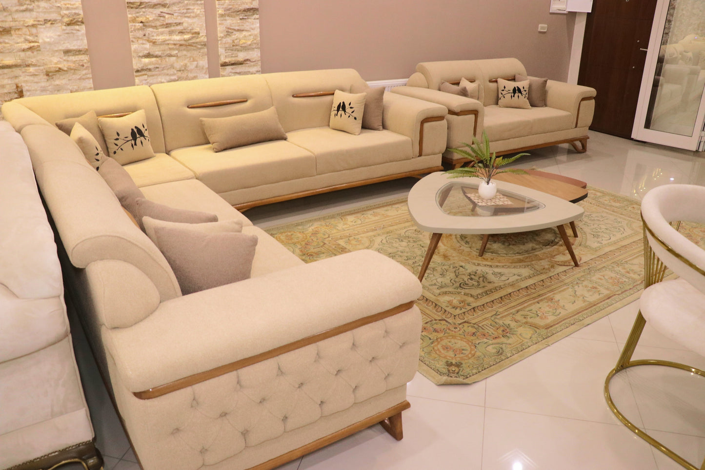 Table basse lotus